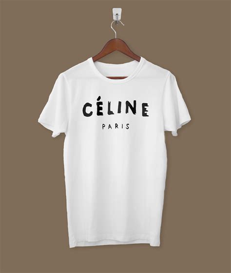 celine womens t shirt|Celine paris t shirt authentic.